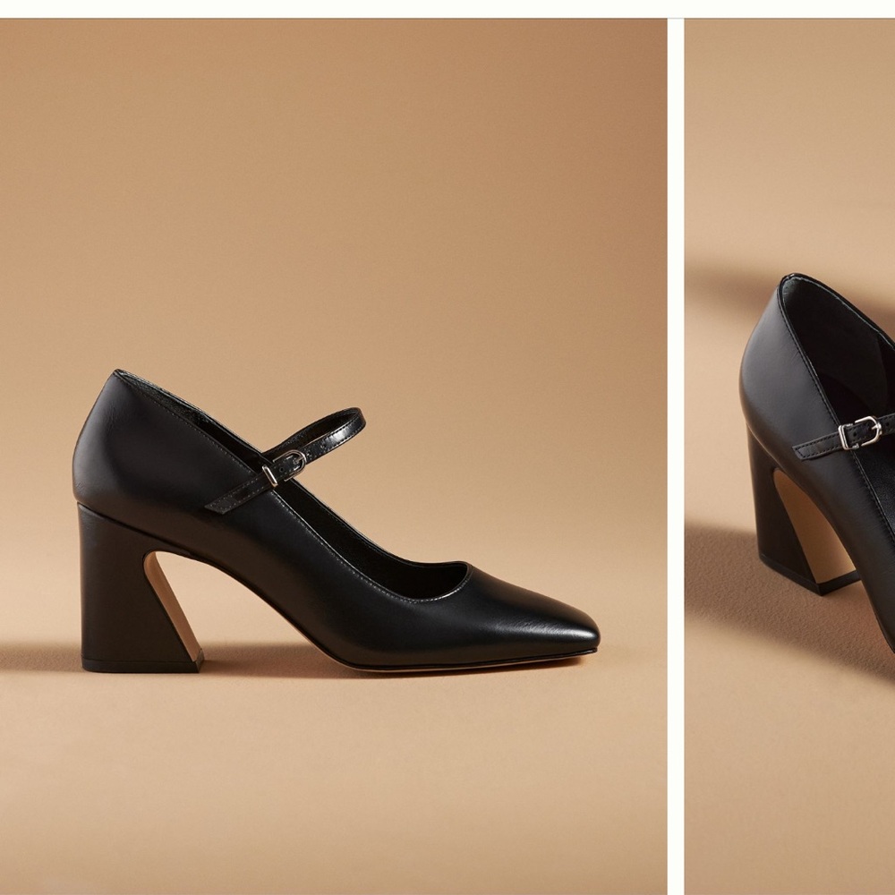 Square Toe Mary Jane’s- Anthropologie